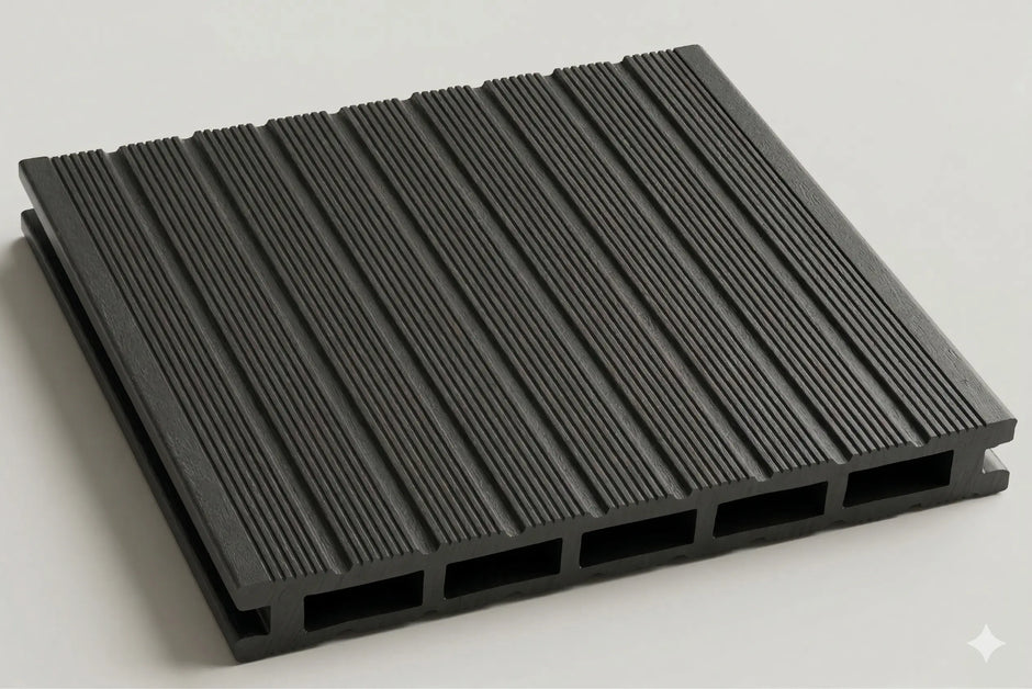 Koyu Antrasit Kompozit Deck 160x20x3000 mm
